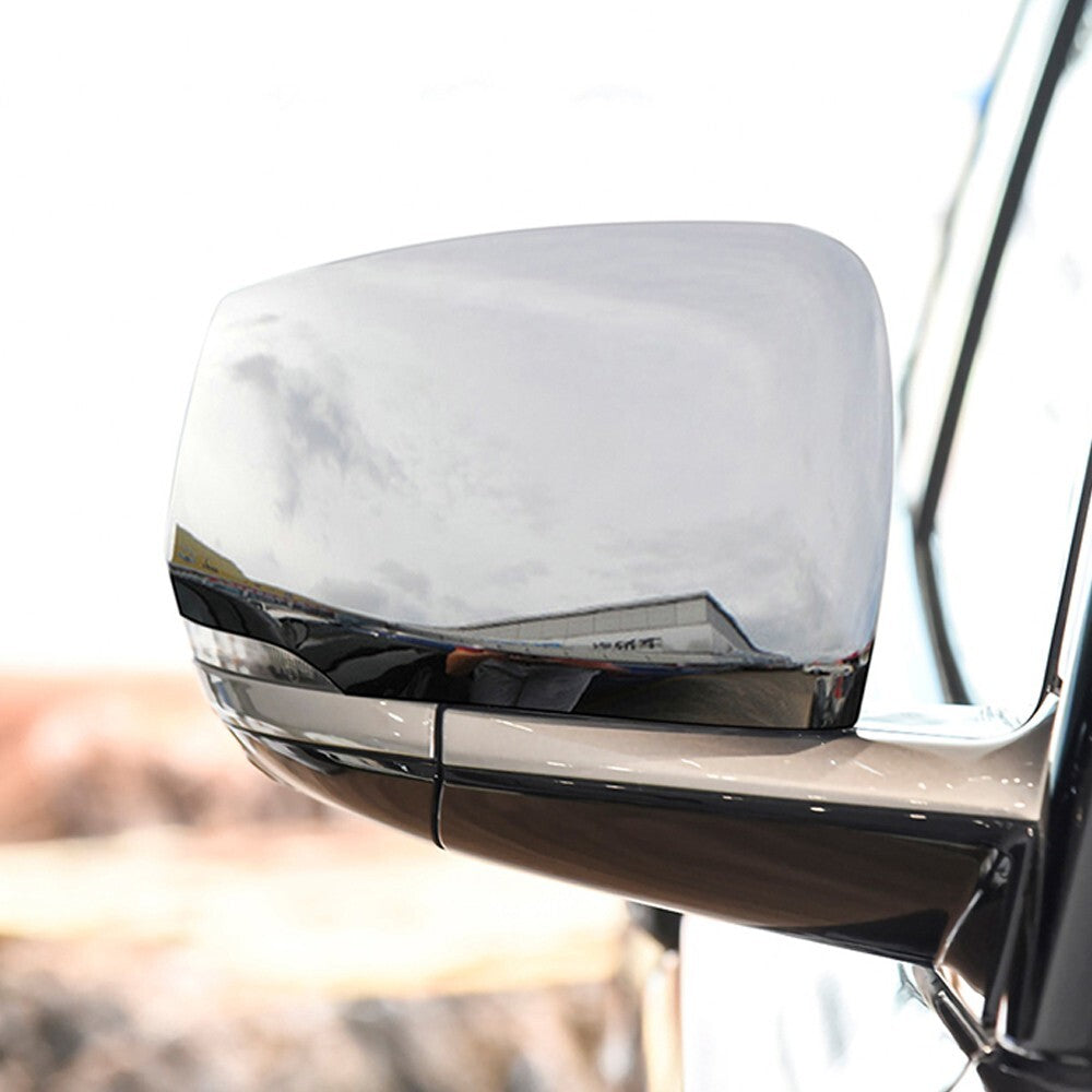 Chrome Rearview Mirror Cover Trim Accessories for Jeep Grand Cherokee 2021-2024