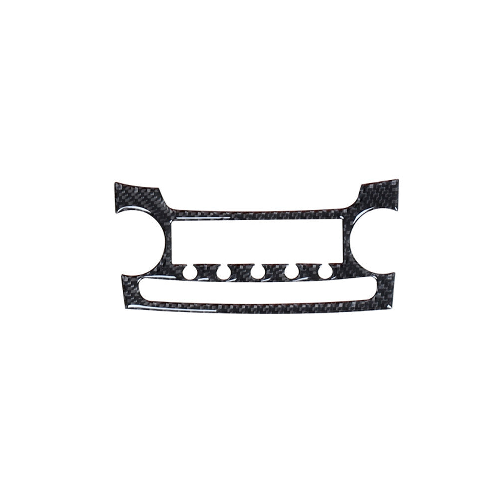 2Pcs Carbon Fiber Gear Shift Side Strips Cover Trim for Jeep Liberty 2008-2012 v