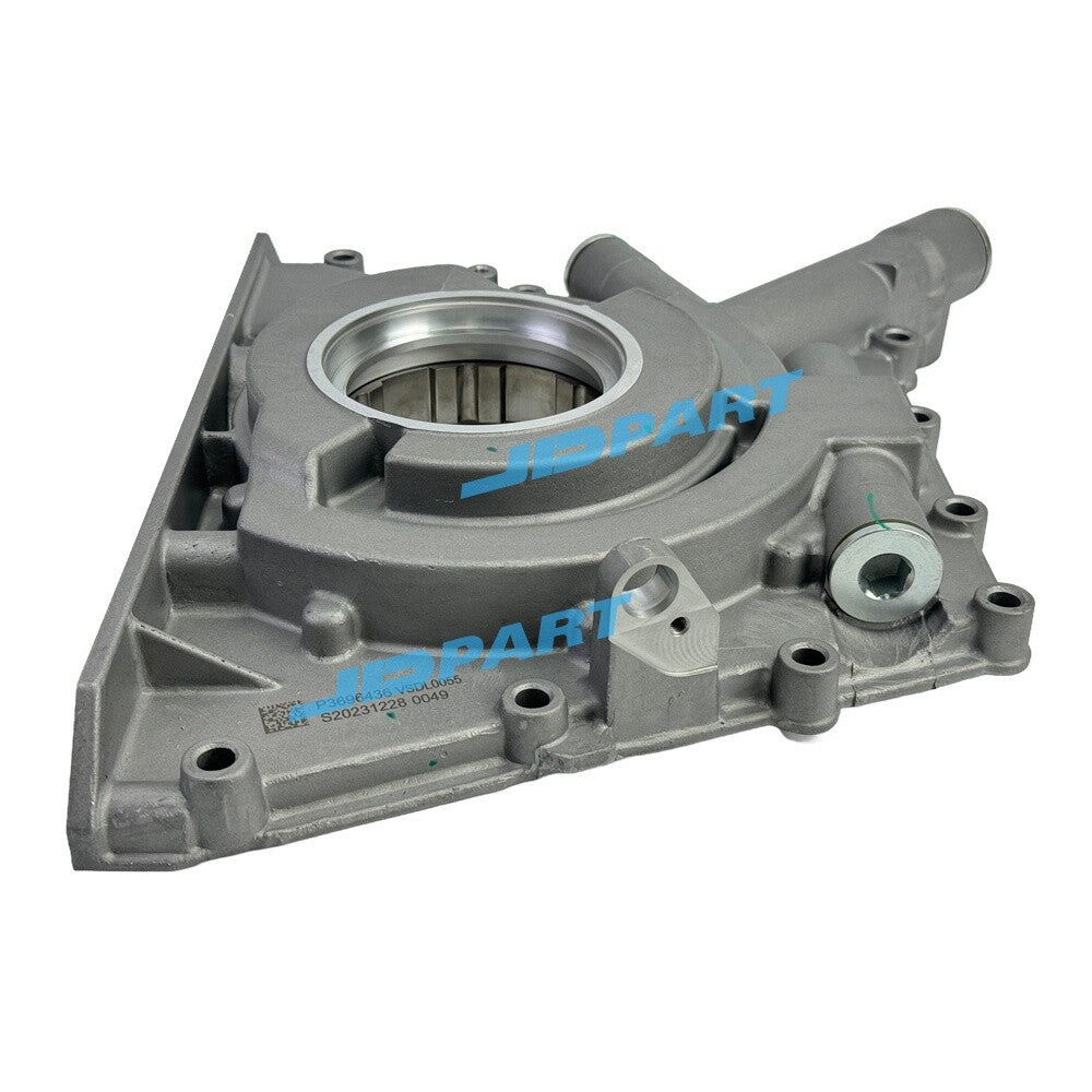 Oil pump 3696436 is compatible with QSG12 engine parts and is a high-performance component.