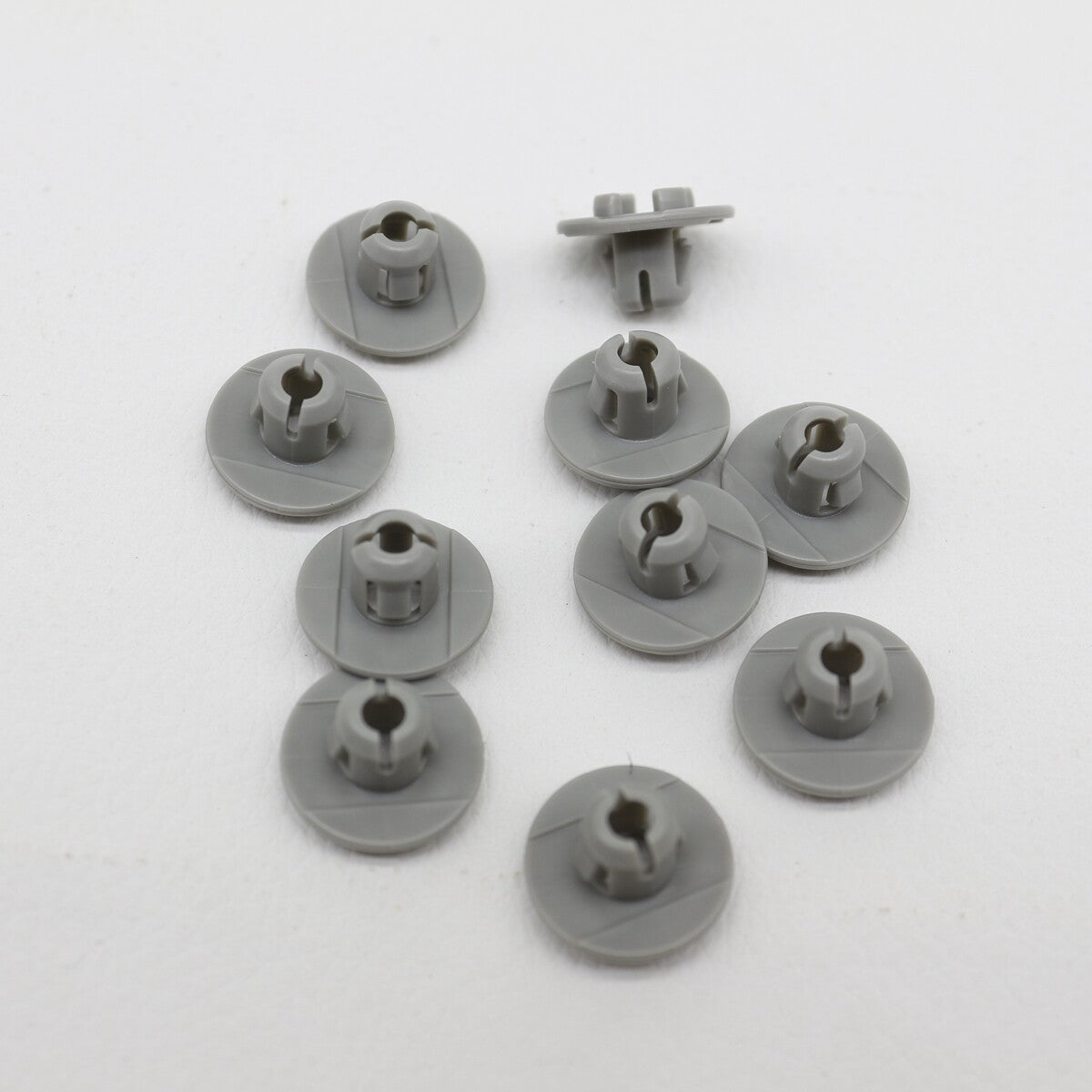 10 SET for Subaru 91486-KJ010, 91486-FL020 Cowl Panel Retainer Clip Black Gray
