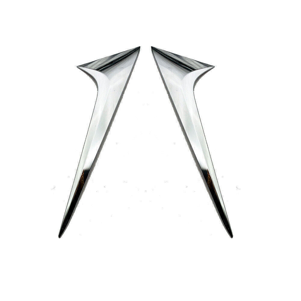 2X Chrome Rear Window Spoiler Side Strip Cover Trim for Mazda CX-30 CX30 20-2024