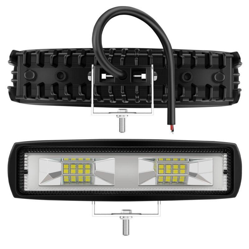 2 x 6-inch 48W LED work light strips, fog lights, off-road SUVs, all-terrain vehicles, driving trucks