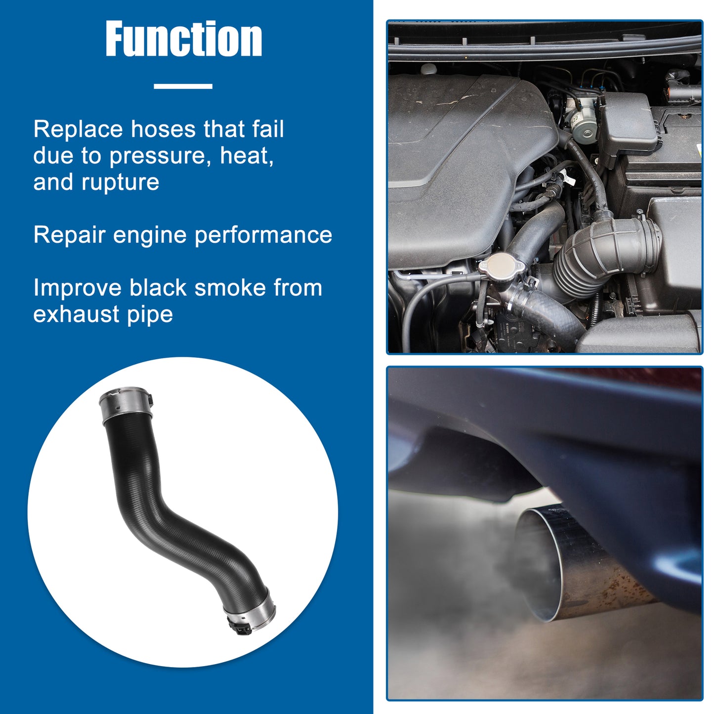 No.14463-4KV0ACar Turbocharger Intercooler Hose ONE Custom FIT for NP300 n