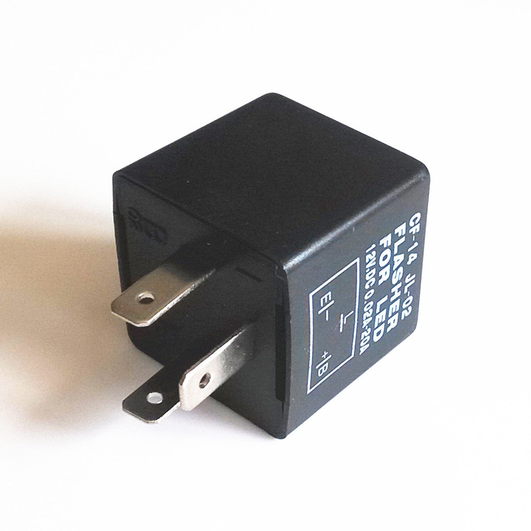 Motorcycle Flash Signal Blinker Flasher Relay Blinkrelais Fix 3 Pin LED Hyper