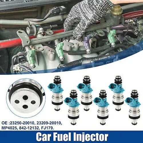 23209-20010 6 Pcs Fuel Injector Nozzle Replace for Toyota for Camry 3.0L 1994-2001