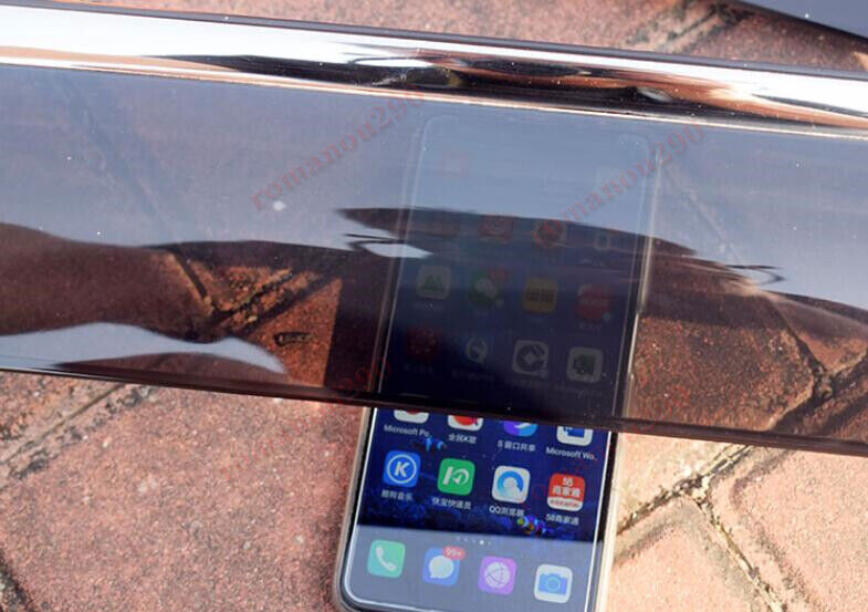 for Toyota Highlander 2014-2019 Window Visors Sun Rain Guard Deflectors W/Chrome