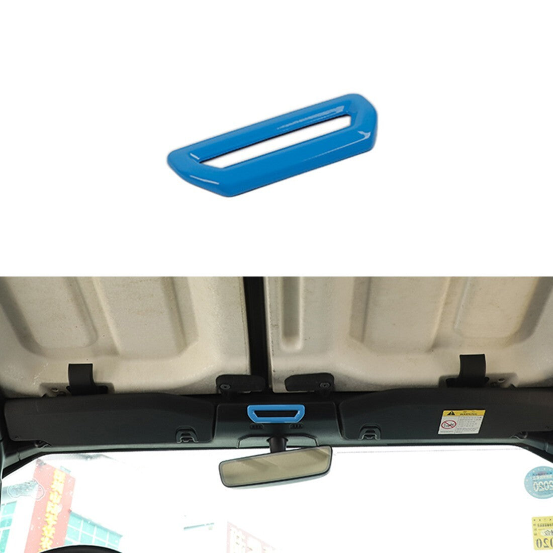 17-PACK Blue Interior Decoration Cover Trim for Jeep for Wrangler JL 2018-2024
