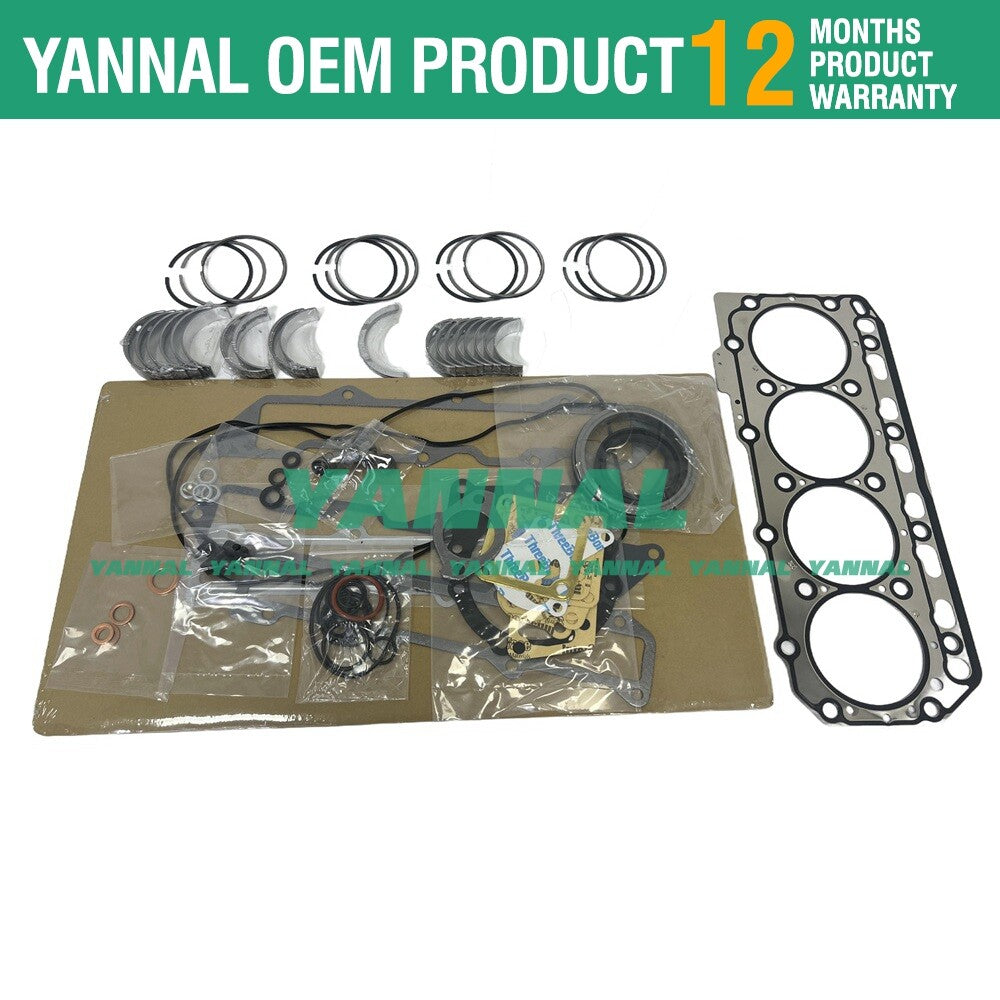 4TNE86 Overhaul Re-ring Kit Parts for 4TNE86 Diesel Engines -