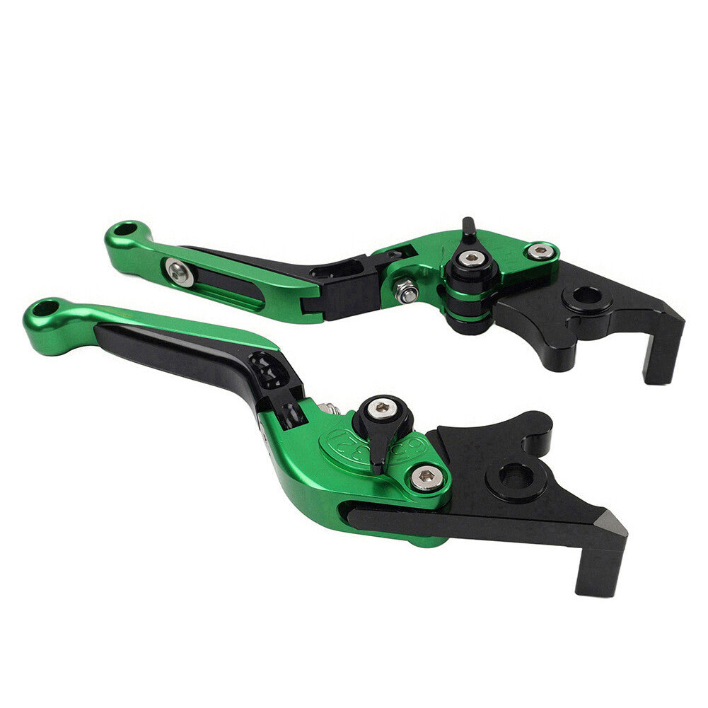 CNC Folding Extendable Brake Clutch Levers for Honda CBR125R CBR150R Green Q