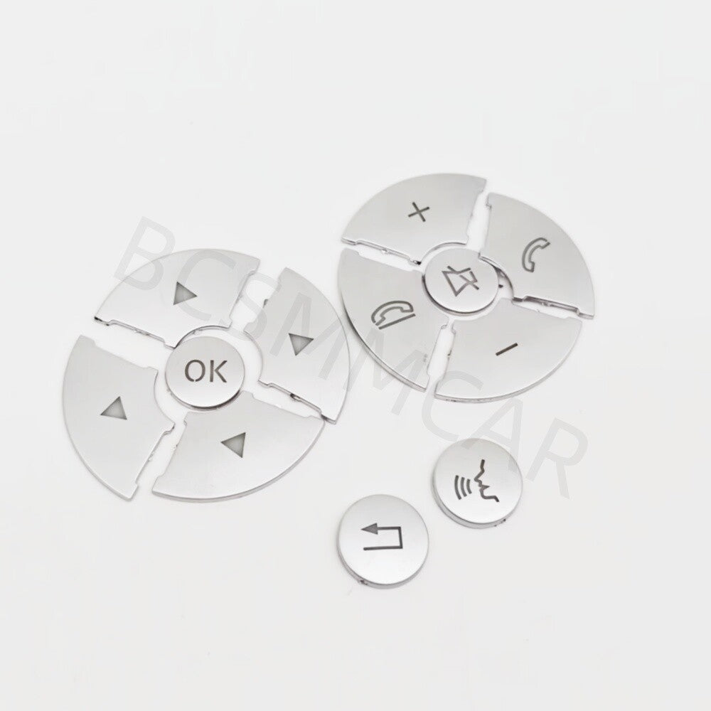 Steering Wheel Button Sticker Fit for Mercedes-Benz E-Class W212 2010-2013 Q