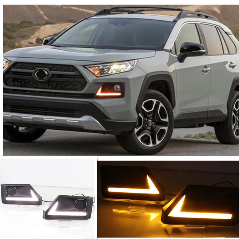 Suitable for 2019 and 2020 for Toyota RAV4 Adventure/TRD Off-road LED DRL Daytime Running Lights
