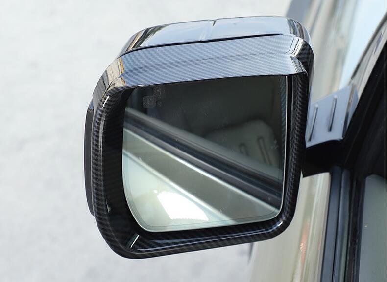 for Land Rover for Defender 2020-25 Carbon Fiber Rearview Mirror Rain Frame Trim 2X