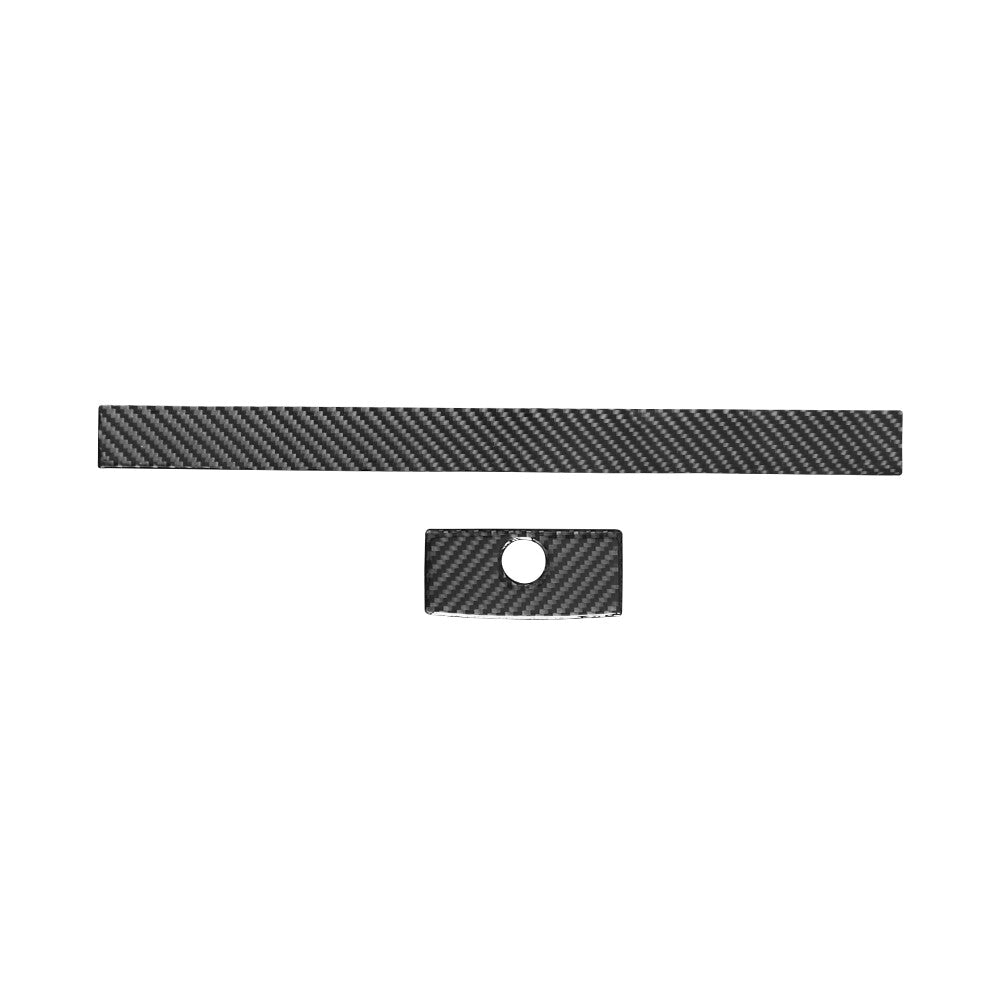 8Pcs Carbon Fiber Set of Dashboard Panel Cover Trim For Ranger 2019-2022 v