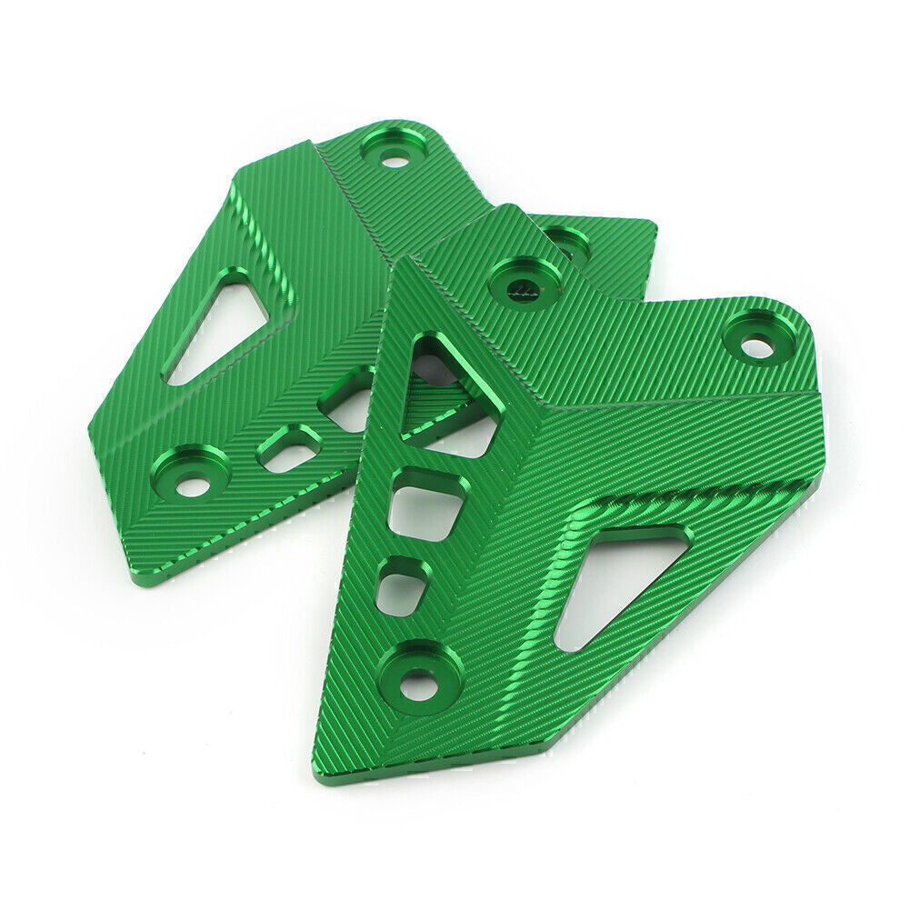 Rear Foot Rest Foot Peg Heel Guard Cover Fit for Kawasaki Z900 2017-2019 Green