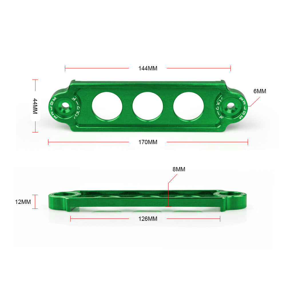 Battery Tie Down Hold Bracket Lock Anodized Green for Honda for Civic CRX 88-00 Q