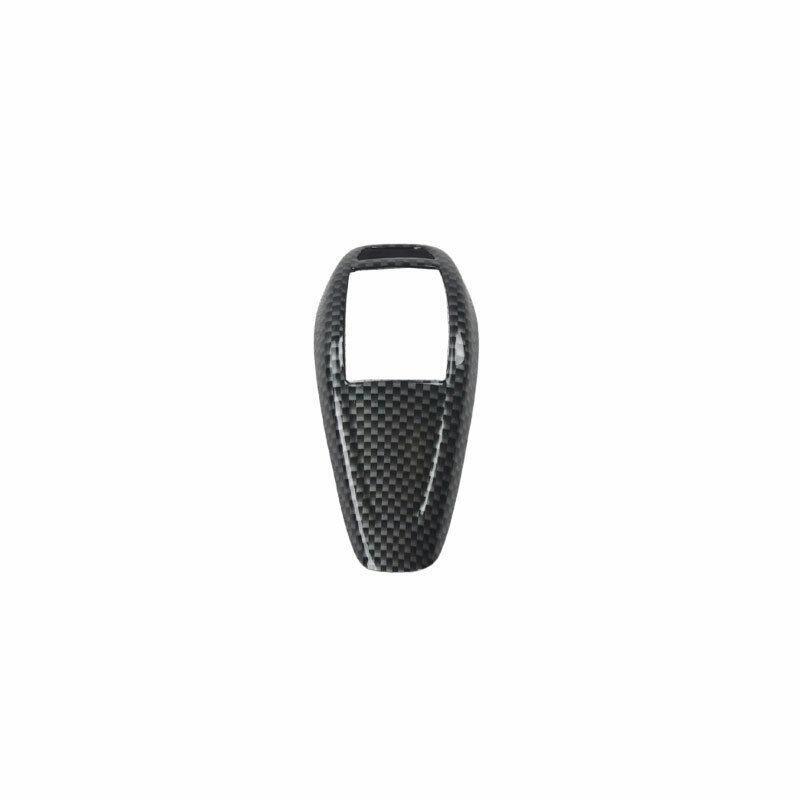 Fit for BMW 2010-2015 X1 E84 ABS Carbon Fiber Gear Shift Knob Shifter Lever Trim