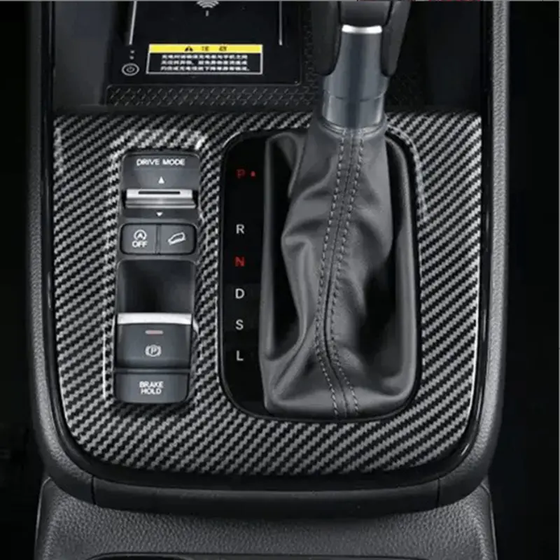 Carbon Fiber Console Panel Cover Trim for 2023 2024 for Honda CRV CR-V