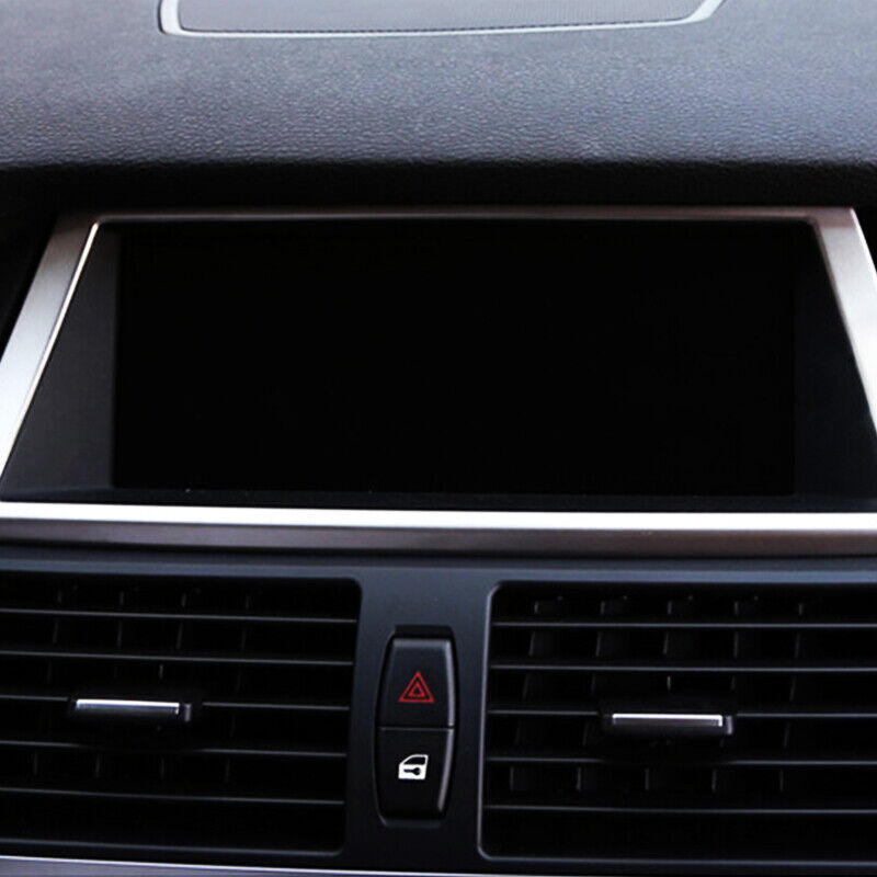 Car Interior Navigation Panel Frame Cover Trim Sticker Fit for BMW X5 X6 E70 E71