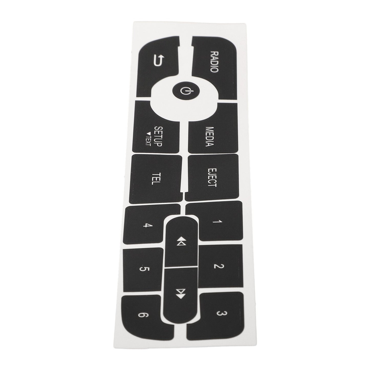 Replacement decals/stickers for Megane Master III CD radio audio buttons
