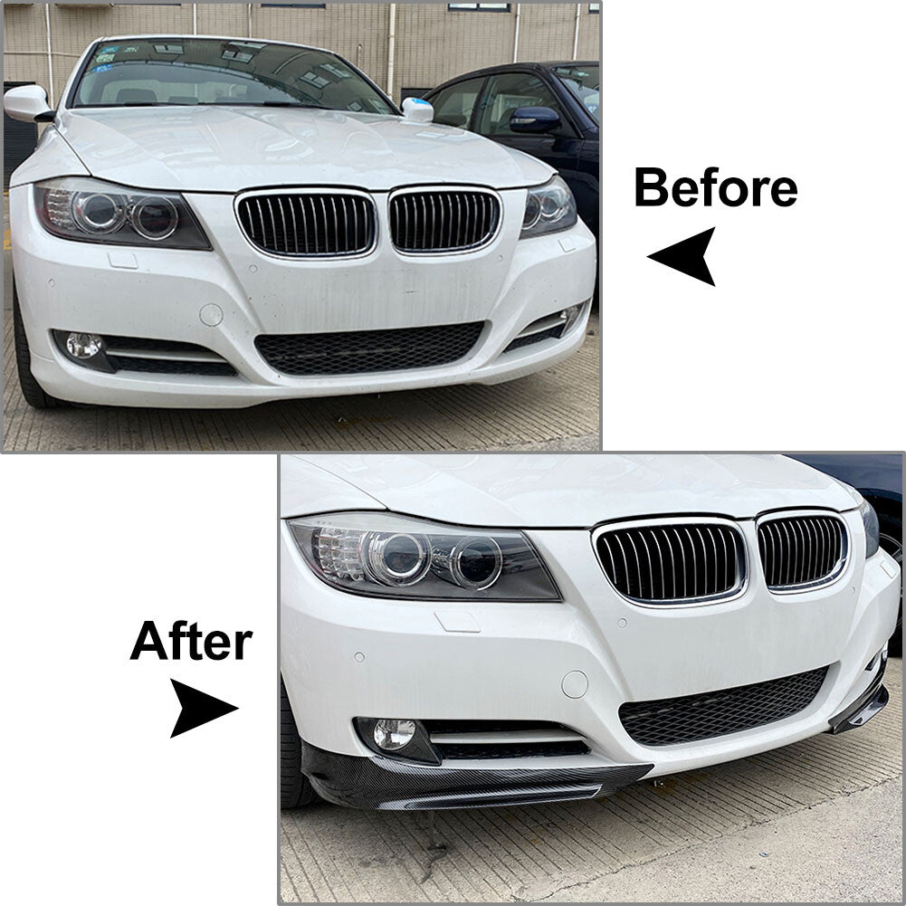Front Bumper Lip Aprons FIT for BMW 3 Series E90 4-Door Sedan 2009-2012