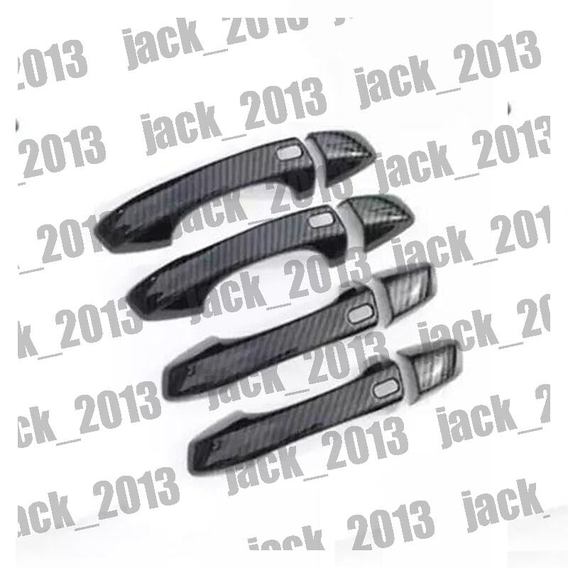 carbon fibre Side for Smart Door Handle Covers Trim for Volkswagen for VW Atlas 2017-21