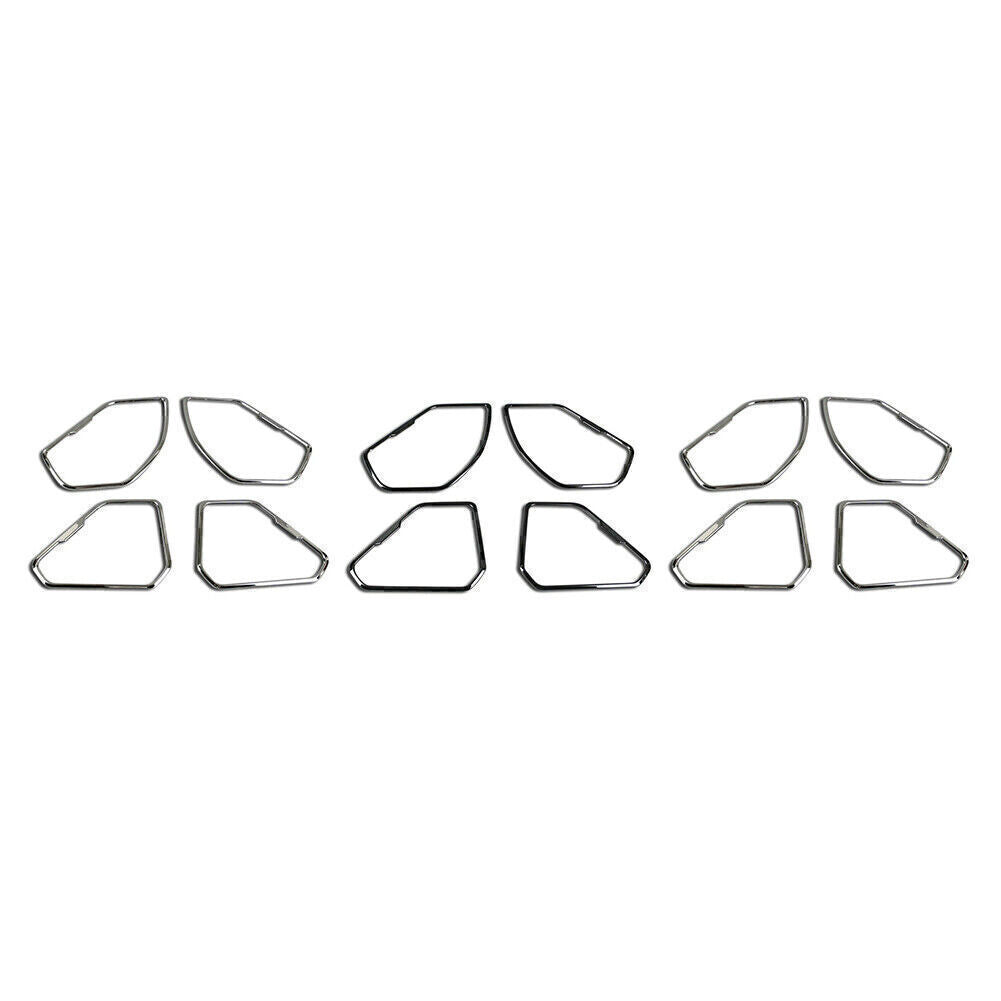4X Door Speaker Sound Panel Cover Trims for Toyota RAV4 2019 2020 Black