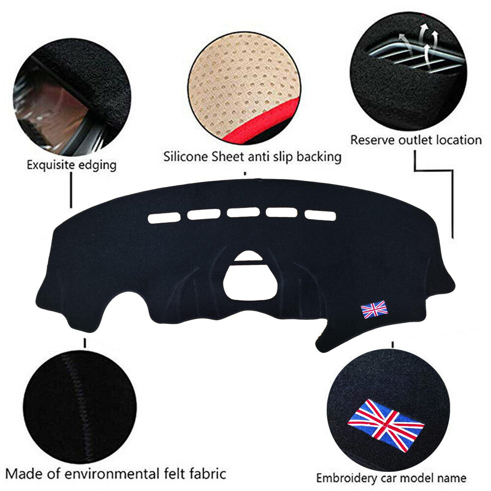 Dashboard mat anti-slip protective pad for mini Cooper ONE R60 R61 Countryman