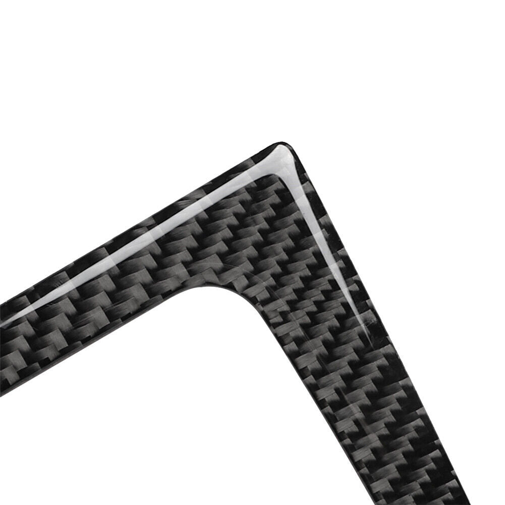 Red Carbon Fiber Gear Shifter Out Frame Cover Trim for Corolla 2014-2018 v