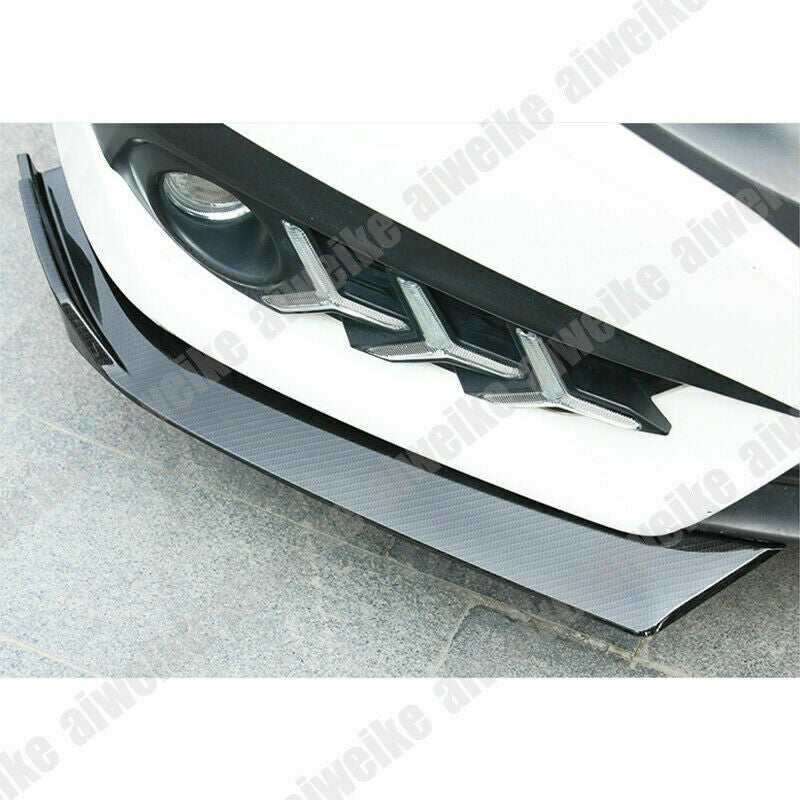Carbon Fiber ABS for Honda for Civic 10th 2016-2021 Front Bumper Splitter Lip Guard