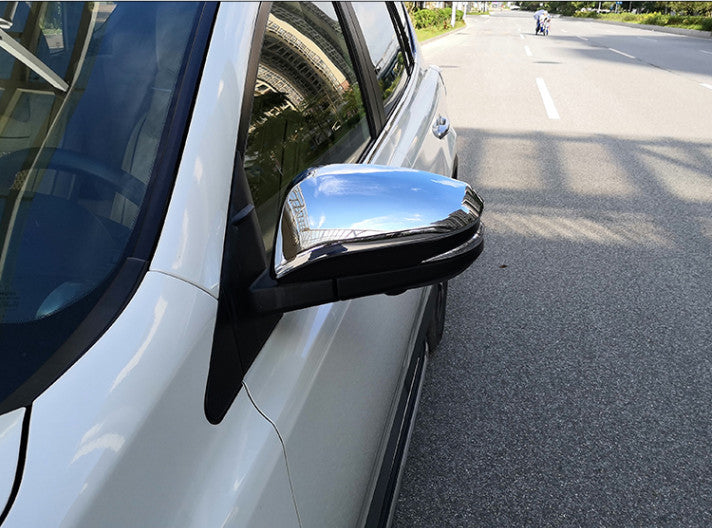 for Toyota RAV4 13-2018 Chrome Rearview Side Wing Mirror Molding Cover Trim 2PC