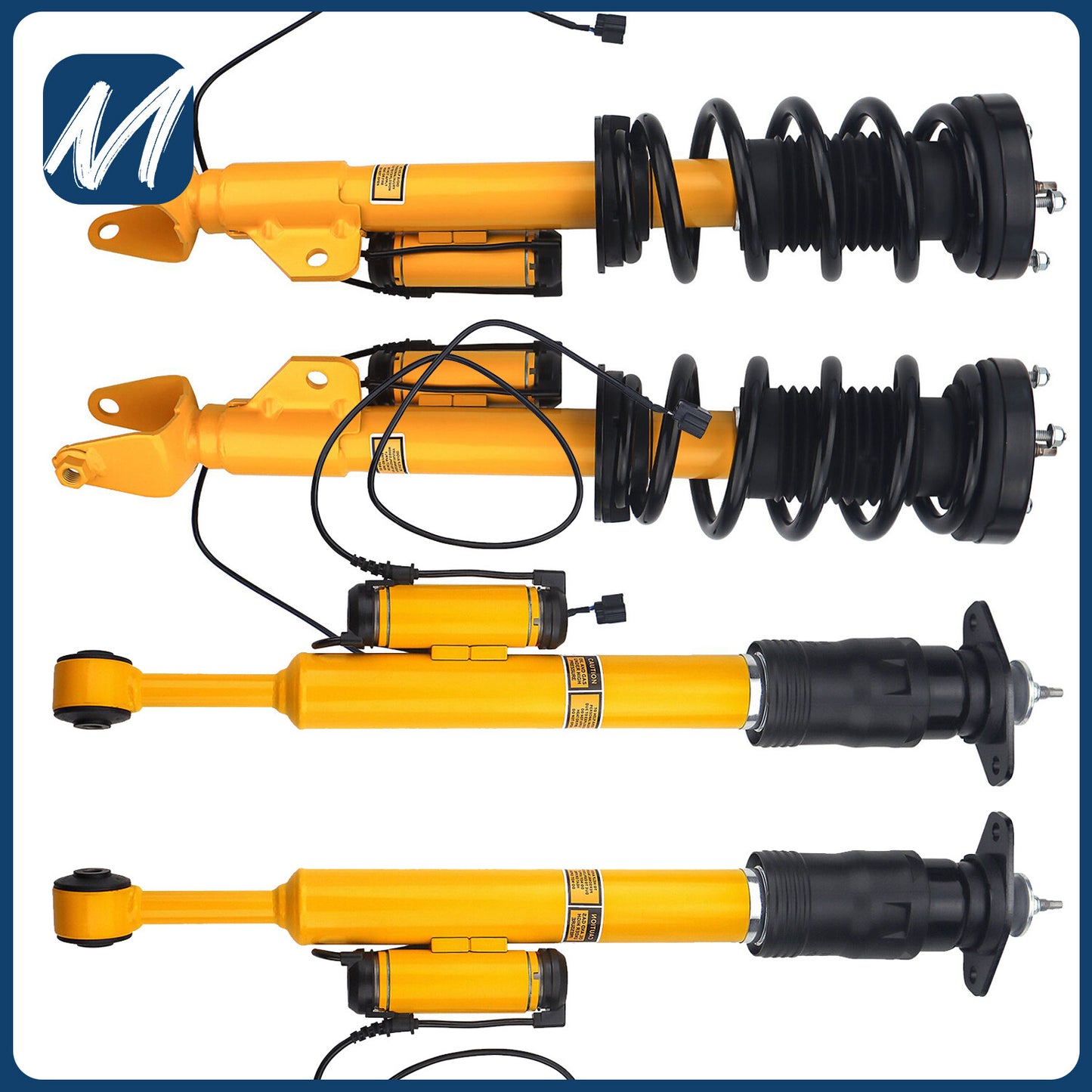 4-pack front and rear shock absorbers with magnetic bonding for Cadillac for Escalade Tahoe Gimci¨¦t¨¦ for Yukon XL (2021-24)
