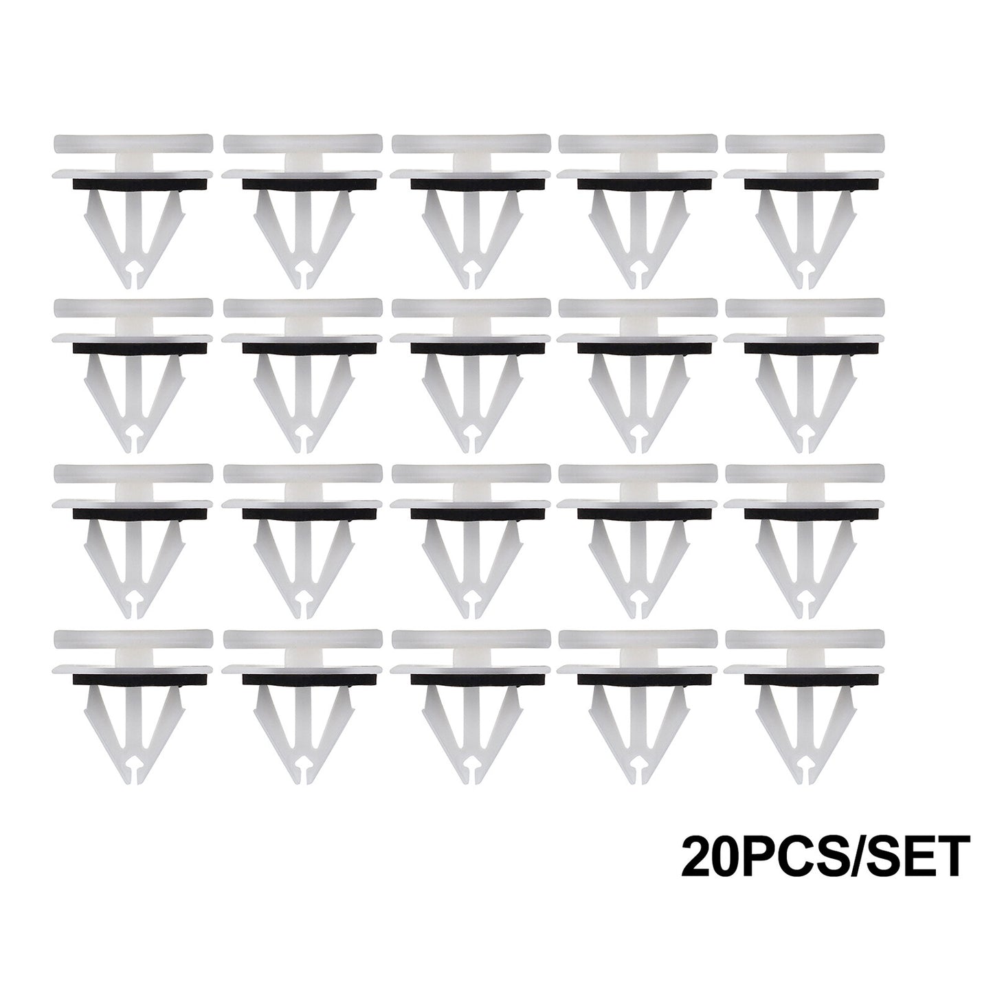 20x for ford F150 for Mustang Edge Side Skirt Sill Rocker Panel Moulding Clips Rivet