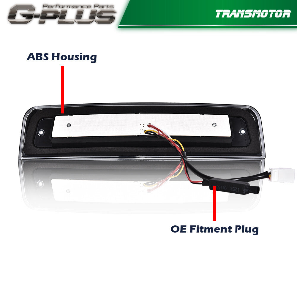 Fit For 09-18 for Ram 1500 2500 3500 X-ray LED Three Lights/Bright Surface- v