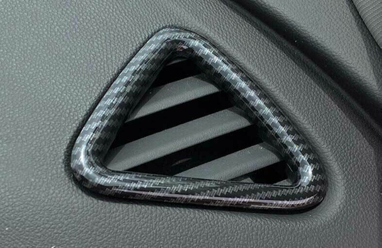 for Chevrolet Malibu 16-24 Carbon Fiber Dashboard Air Outlet Vent Frame Trim 2P