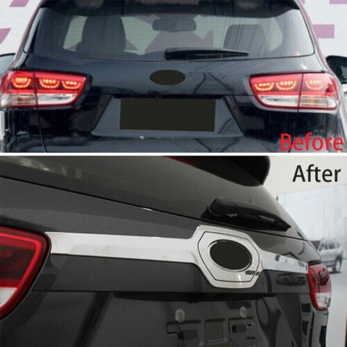 for Kia Sorento 2016-2020 Chrome ABS Trunk Lid Tailgate Middle Strip Cover Panel