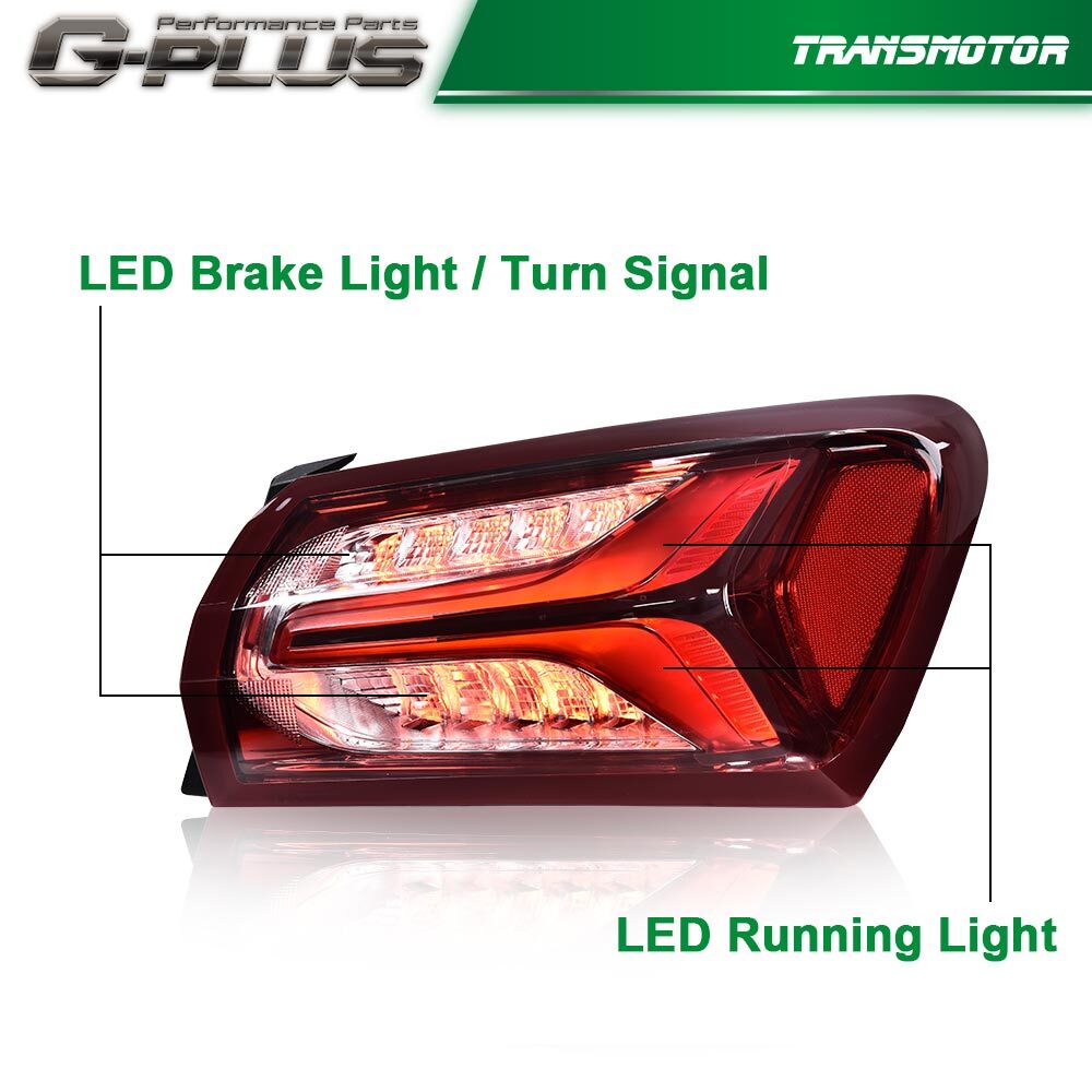 Fits 2019 - 2022 for Malibu LED taillight exterior right hand passenger side brake light - v