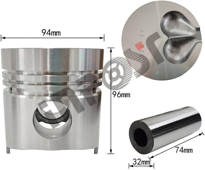 8x Piston Rings Set 84.5mm STD KS compatible with for Audi RS5 R8 4.2 V8 077198151P 19904 B