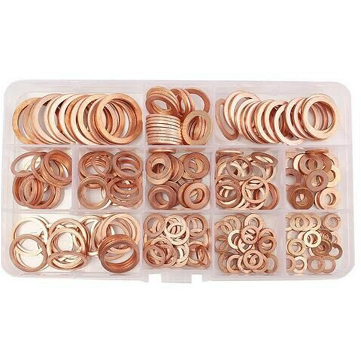 280 Pack - Copper Crush Sealing Banjo Bolt Washers M5-M20 Brake Fastener Gasket