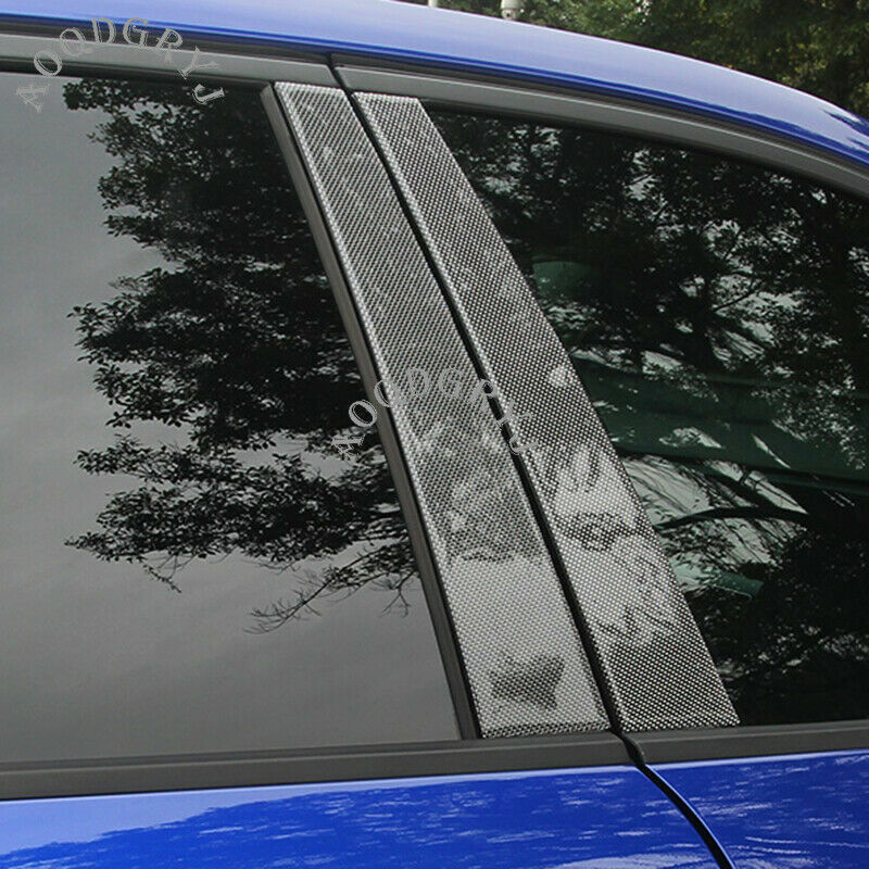 Chrome Pillar Posts for Kia Optima 2016-2020 6Pcs Set Door Trim Mirror Cover Kit v