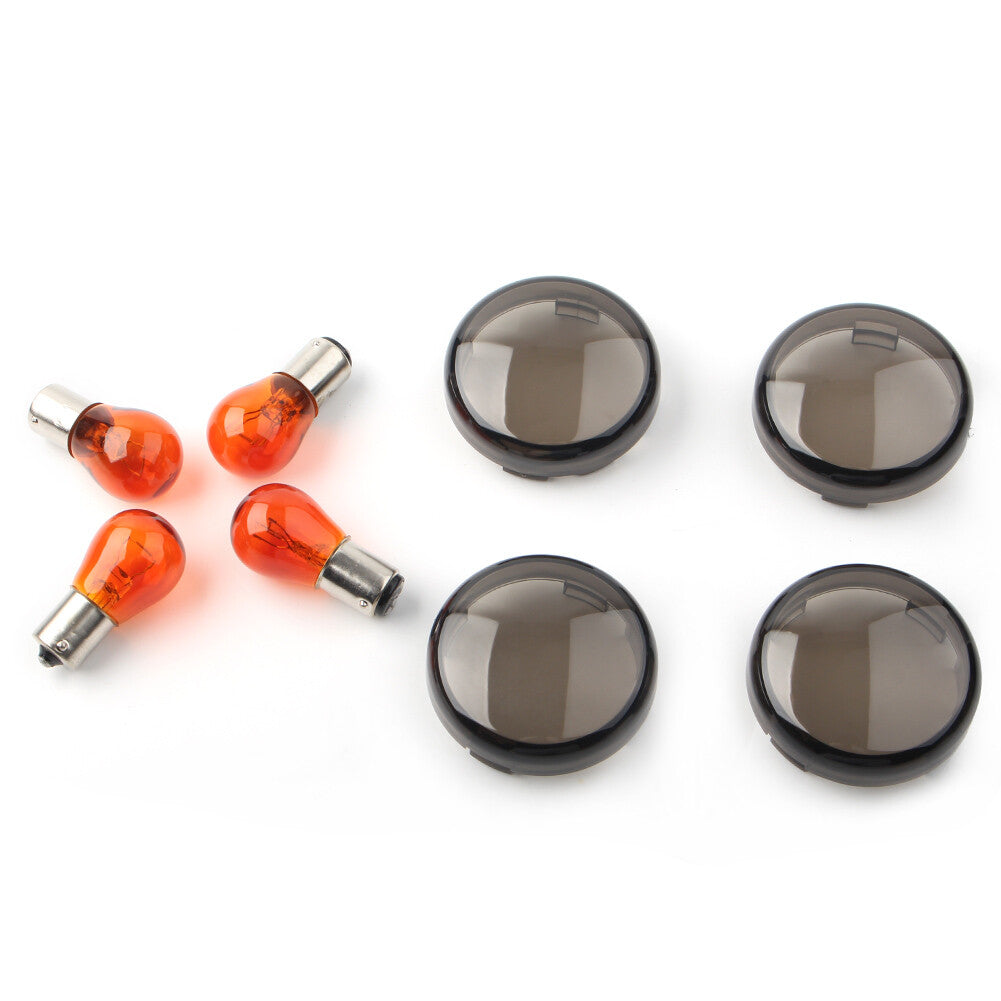 Blinkerglas Gelbe Gl¨¹hbirnen f¨¹r for Harley Softail Dyna Sportster 883 1200 Smoke