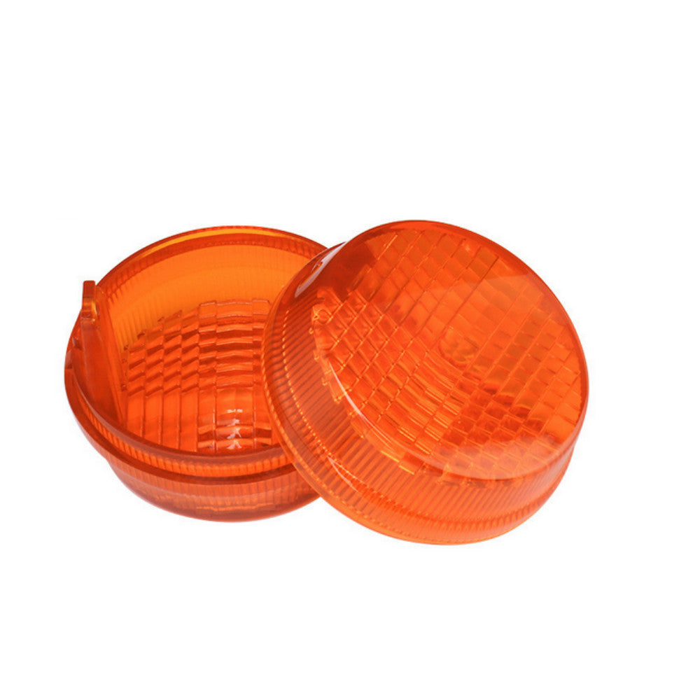 Motorcycle Orange Turn Signal Light Lens Covers for Honda Shadow VT750 VT1100