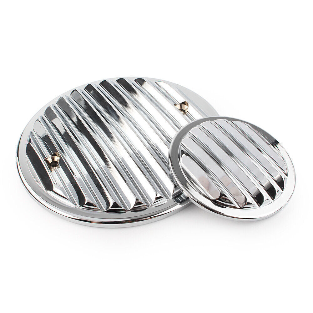 Plate Finned Engine Cover Kit Fit Victory Cross Country Hammer Vegas Chrome