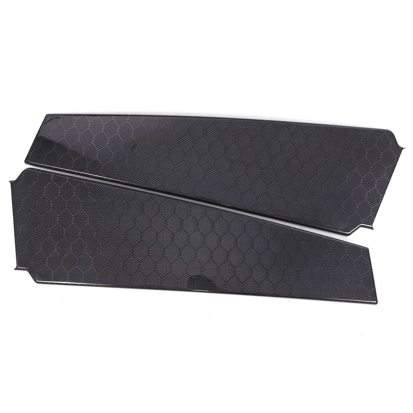 Honeycomb carbon fiber window B pillar cap decoration for Maserati Ghibli 2014 15-23
