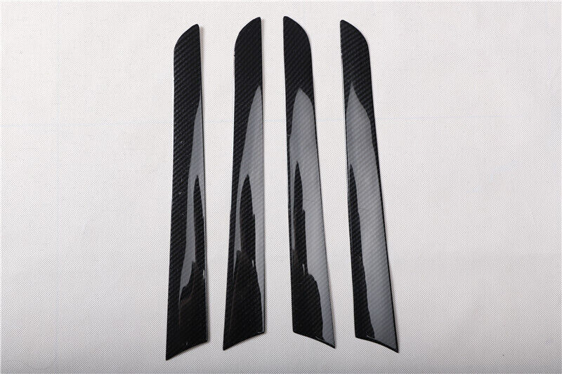 Car Inner Door Panel Cover Trim Inner 4X Fit for Audi A5 2008-2016 Carbon Fiber