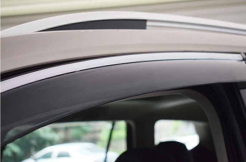 4P for Volkswagen Atlas 2018-23 Side Window Visor Shade Sun Rain Guard Deflector