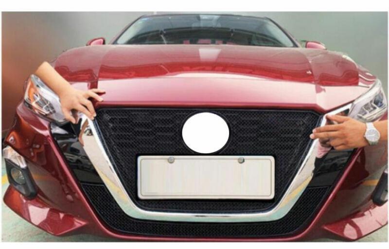 for Nissan Altima Teana 2019-2021 Black Honeycomb Center Mesh Grille Grill 2pcs