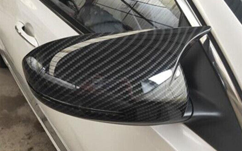 Carbon Fiber ABS OX Horn Rear View Side Mirror Cover for Kia Optima K5 2011-2015