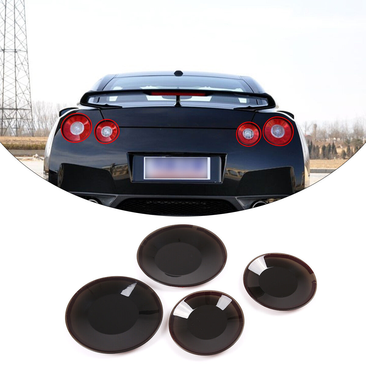 ABS Black Front License Plate Bottom Bracket Trim for ford Maverick 2022