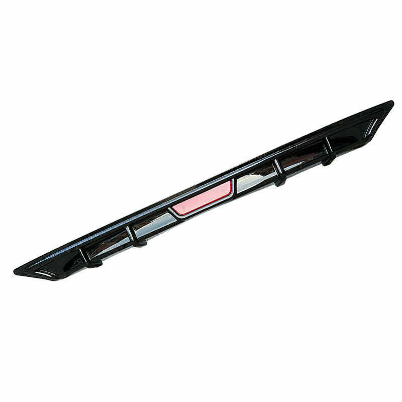 GLOSSY BLACK for HONDA ACCORD 10TH 2018-2021 REAR BUMPER DIFFUSER LIP GUARD TRIM