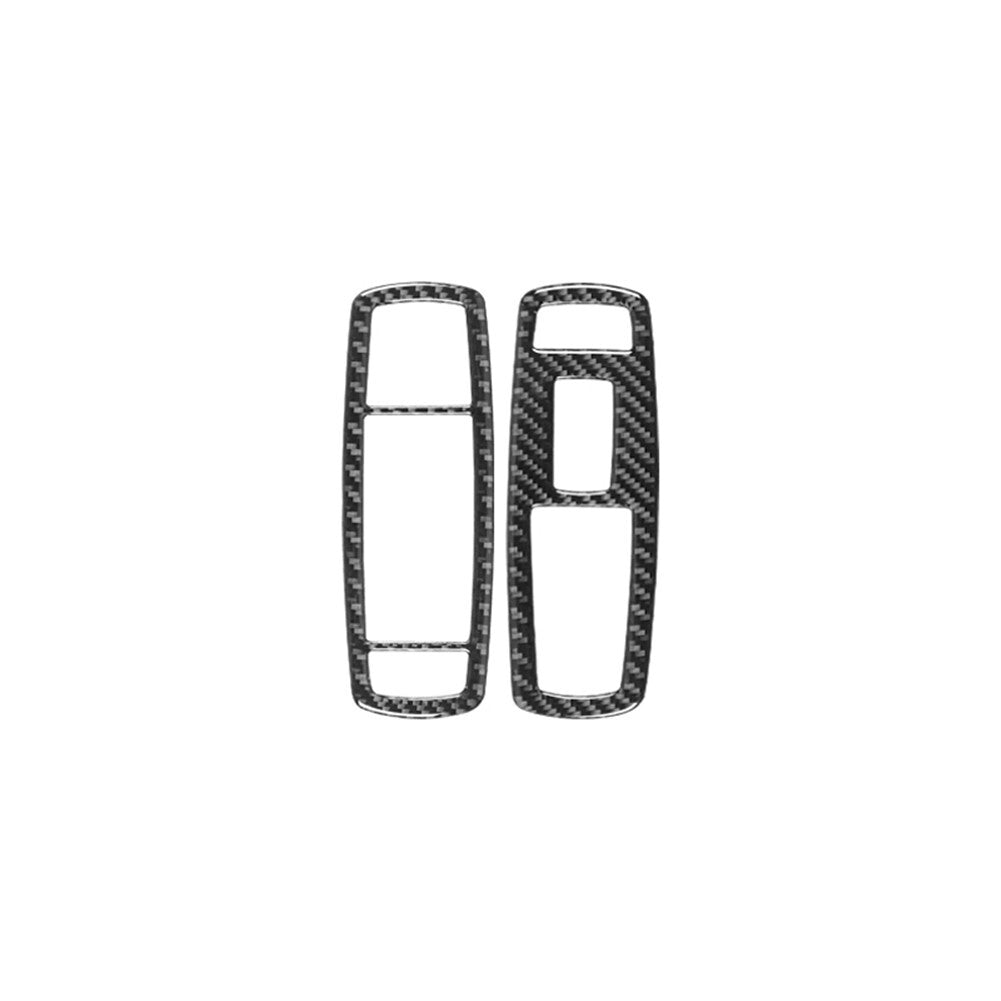 6x Carbon Fiber Interior Front Door Handle Cover Trim For Fiesta 2011-2015 v